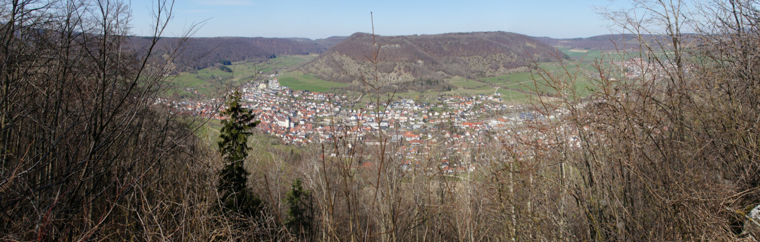 Blick von der Buschelkapelle auf Deggingen