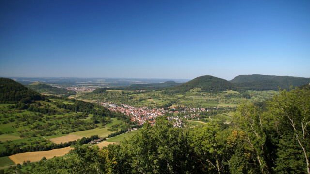 Blick von der Ruine Reußenstein Blick von der Ruine Reußenstein