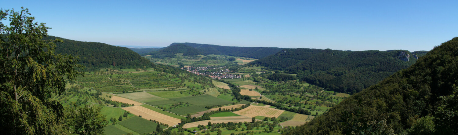 Blick von der Ruine Reußenstein Blick von der Ruine Reußenstein