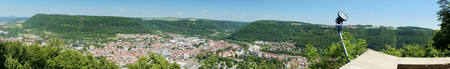 Blick von der Schildwacht auf Geislingen Blick von der Schildwacht auf Geislingen